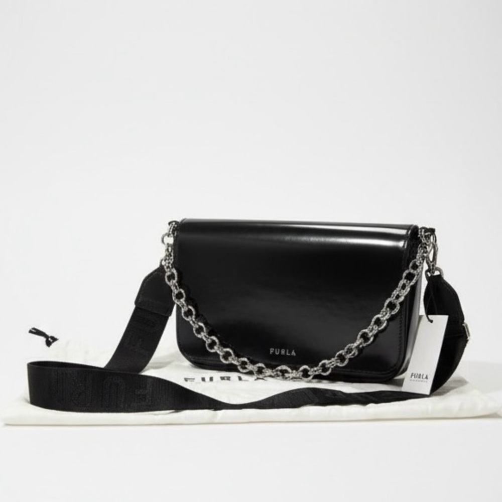 FURLA Shoulder Bag FURLA Splendida Women's BlackBrown